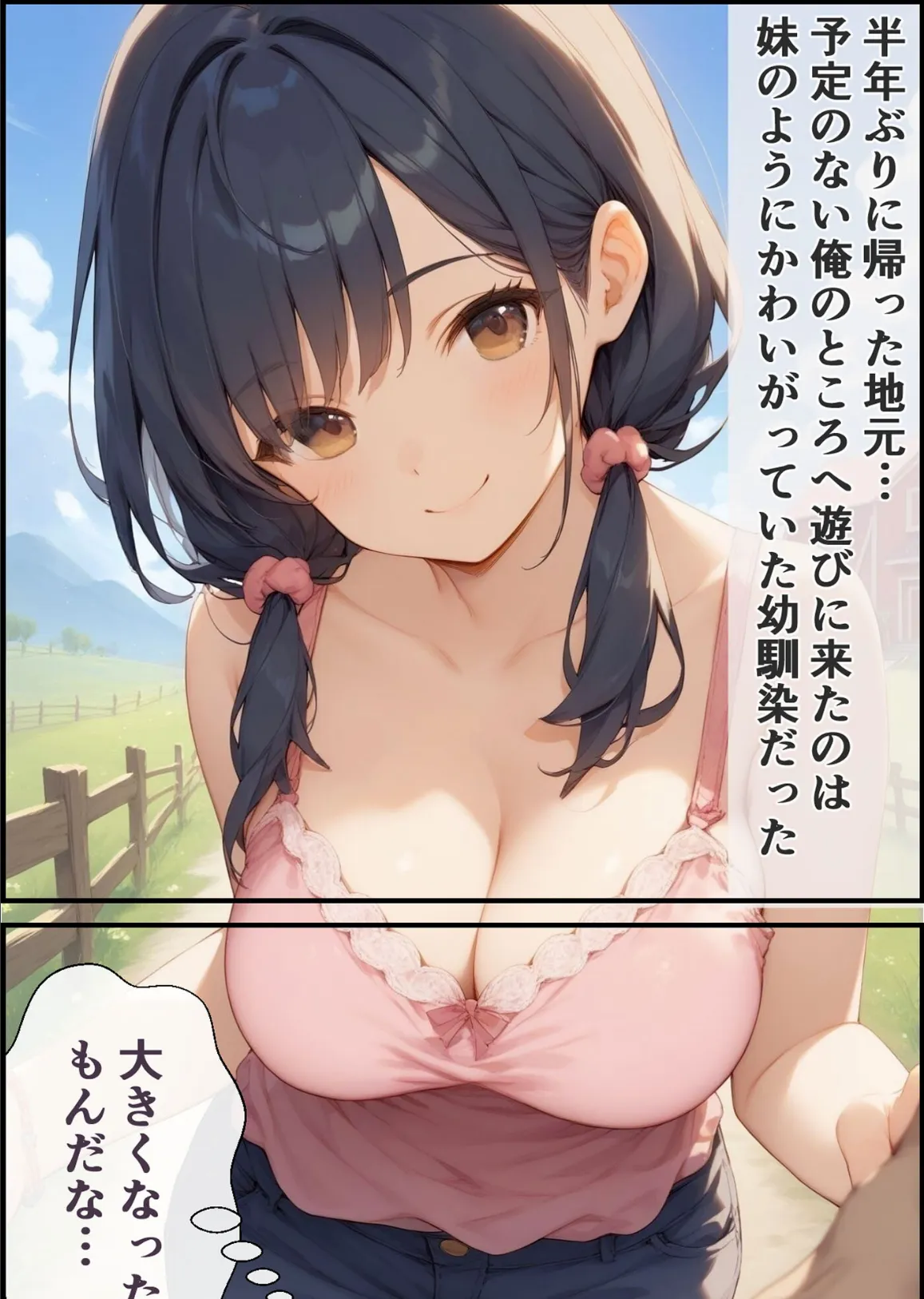 田舎に残してきた幼馴染が、野外H大好きなドスケベ女子になった話 7ページ