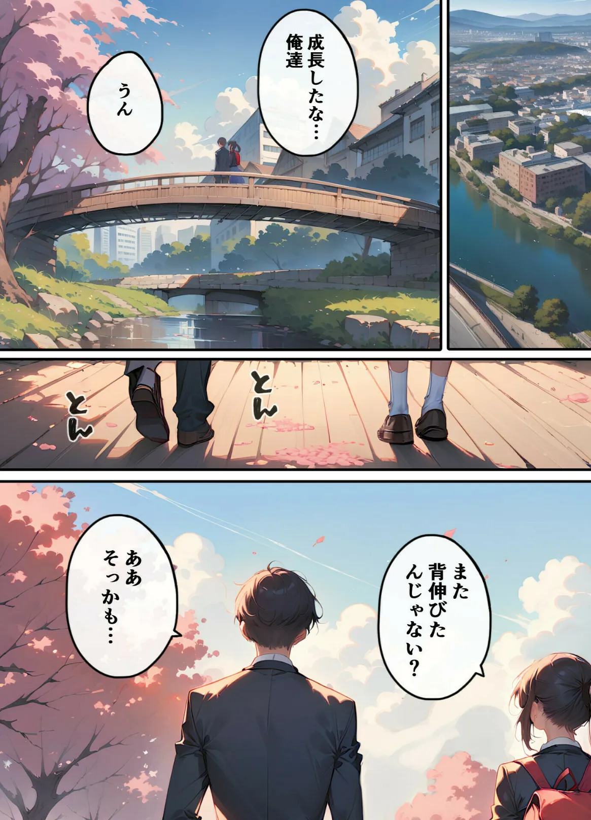 幼なじみの長いスカートが日に日に短くなってしまう話 2ページ