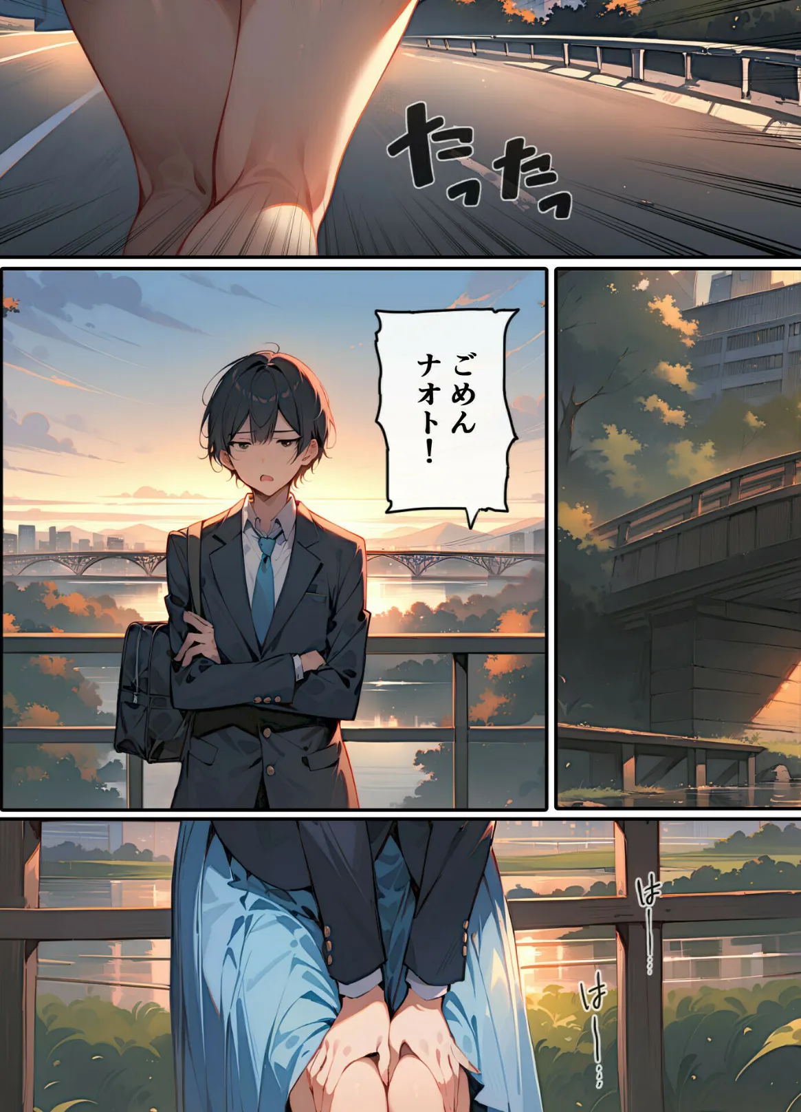 幼なじみの長いスカートが日に日に短くなってしまう話 7ページ