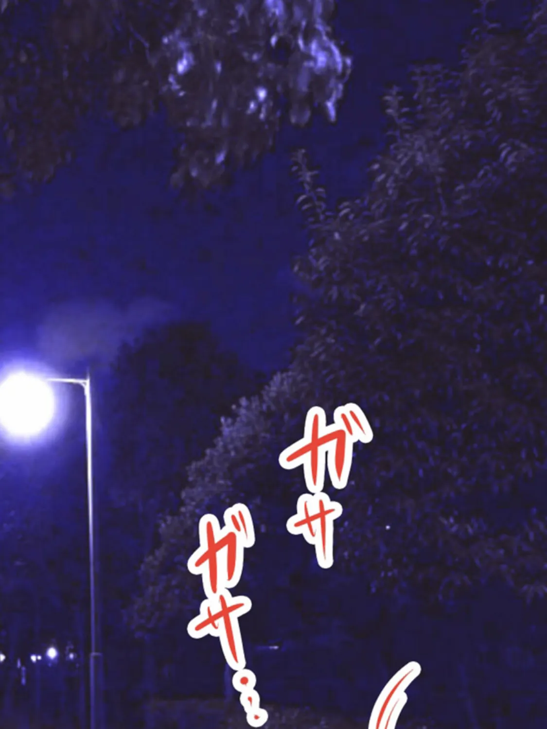 全裸●●と夜の公園で！！ モザイク版 4ページ