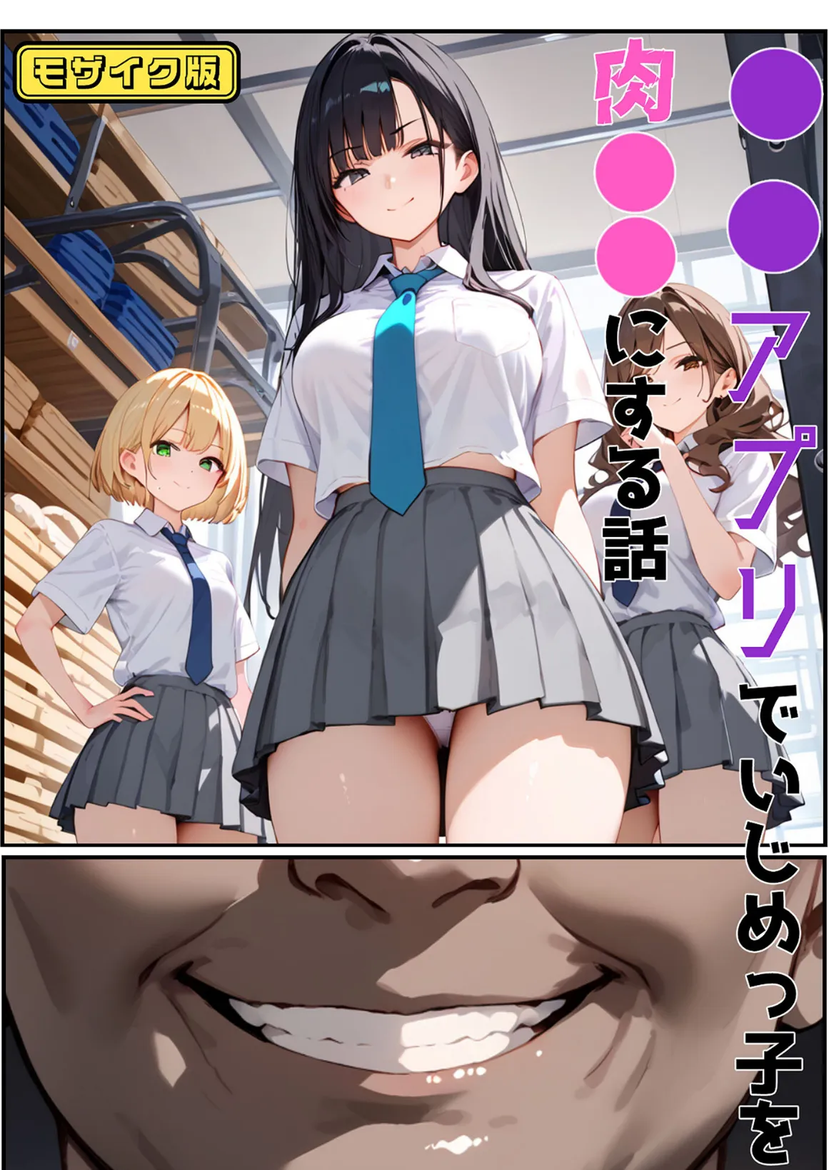 ●●アプリでいじめっ子を肉●●にする話 モザイク版