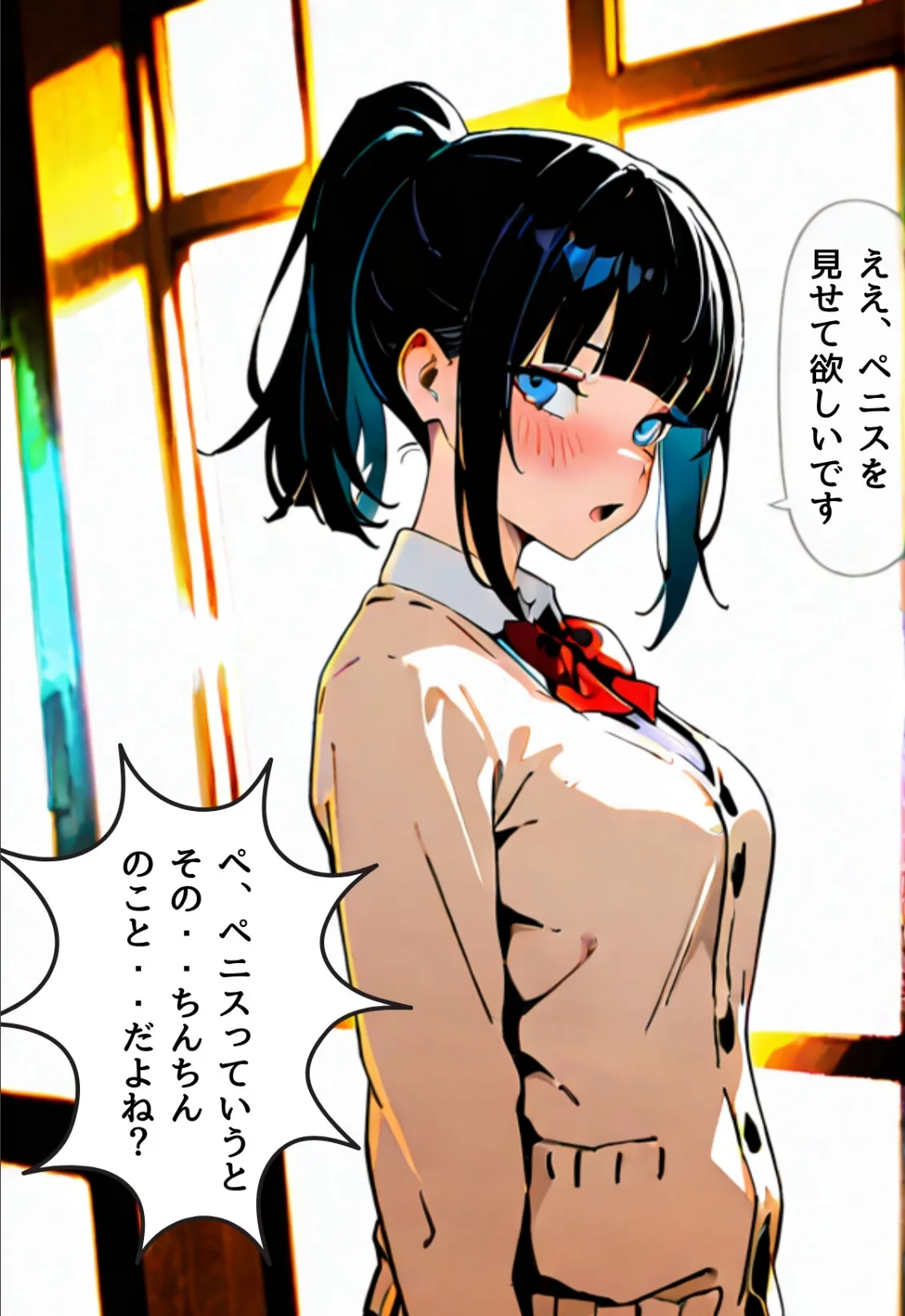 委員長瑛子、セックス勉強中(フルカラー) 15ページ