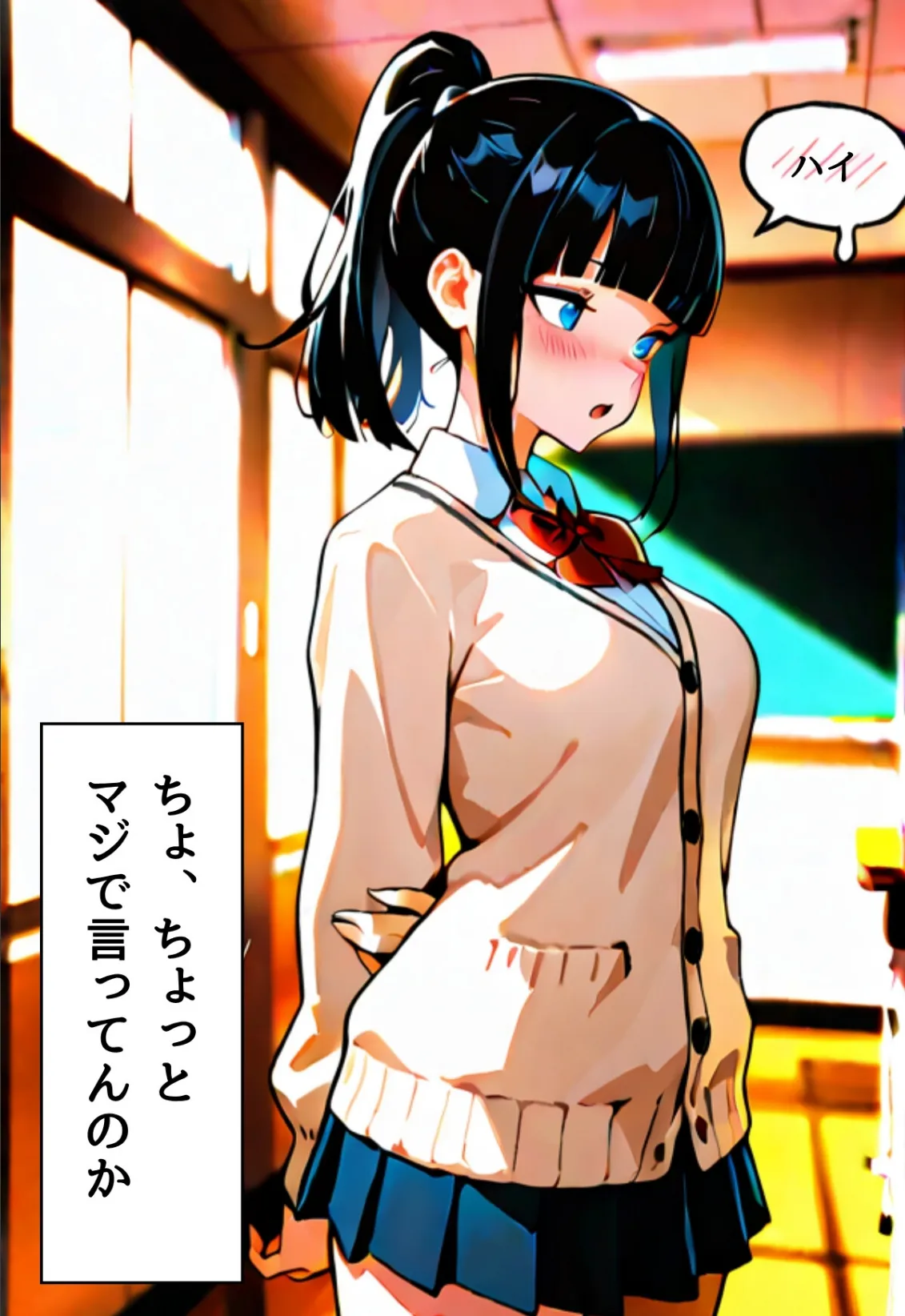 委員長瑛子、セックス勉強中(フルカラー) 16ページ