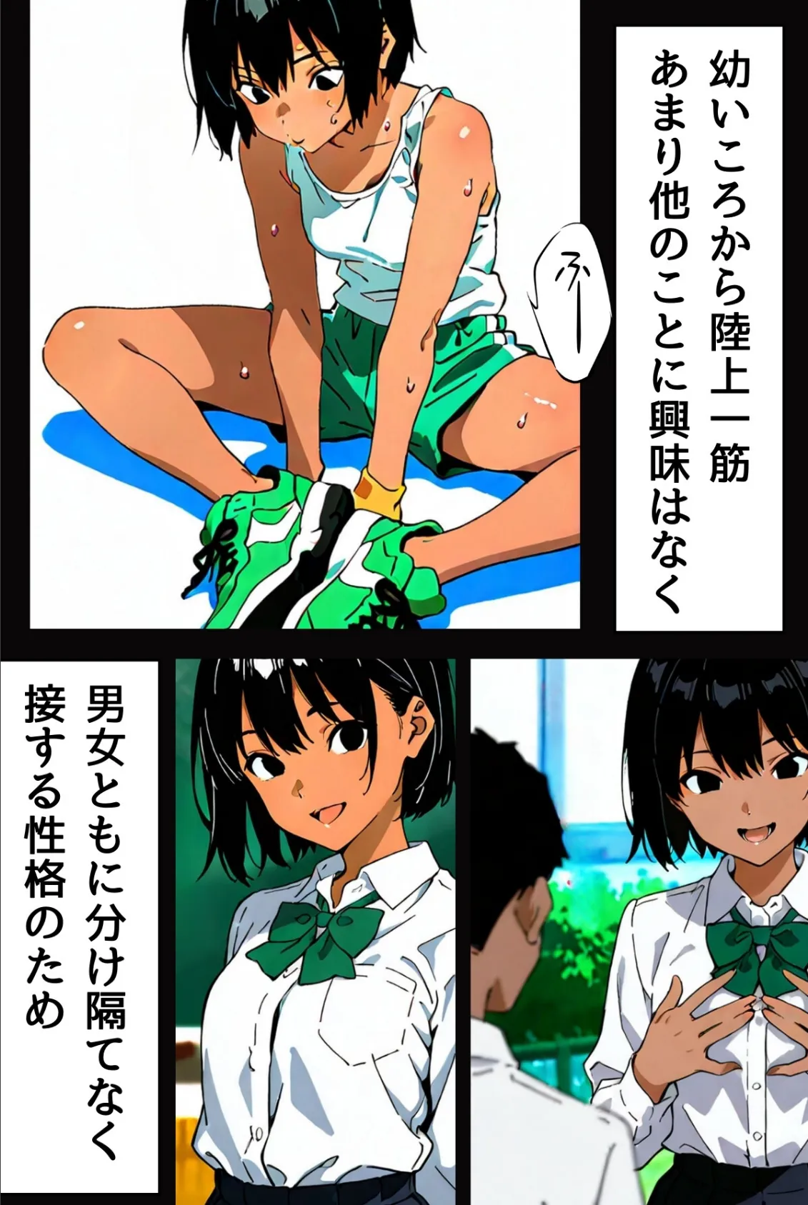 陸上部期待の新人は性を知り発育する 瀬戸ひまりの成長日記(フルカラー) 8ページ