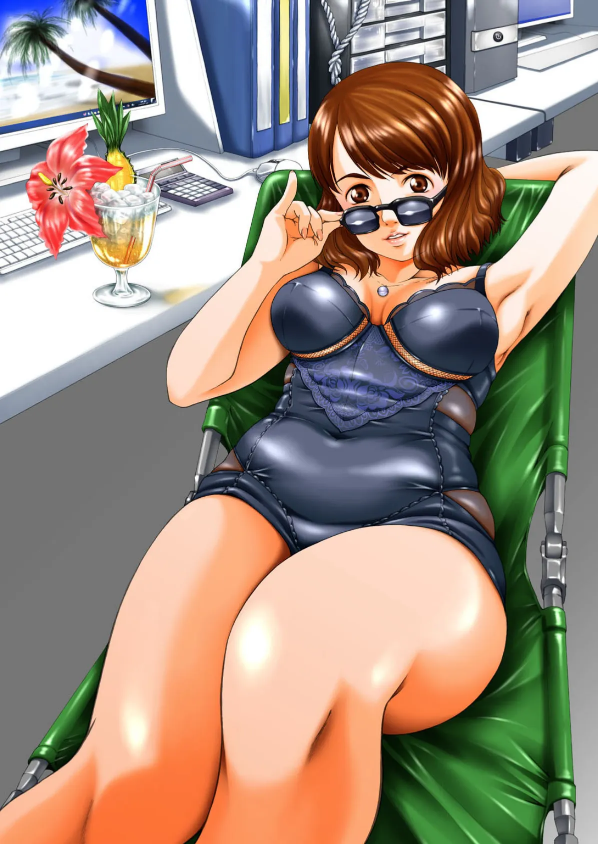 オバサン上司がウザいのでハメてみた〜出して漏らしてイかせまくり!〜 3ページ