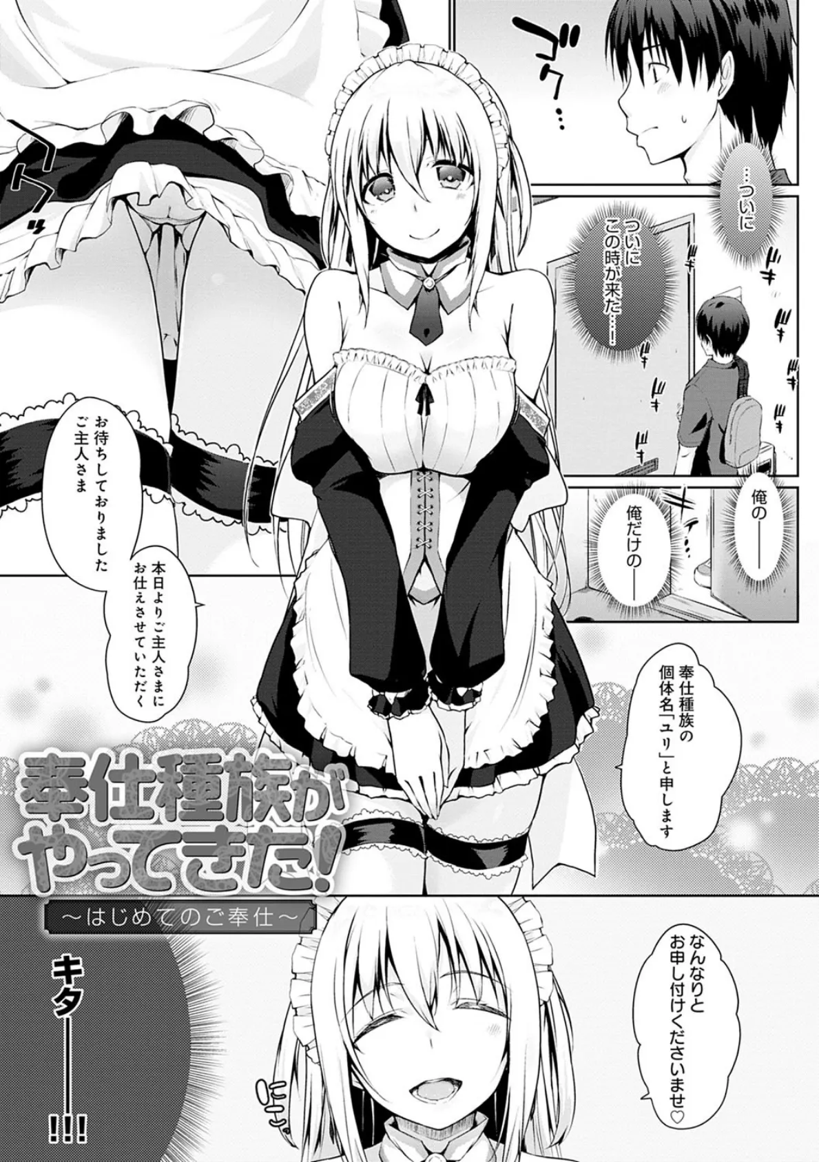 奉仕種族がやってきた! 3ページ