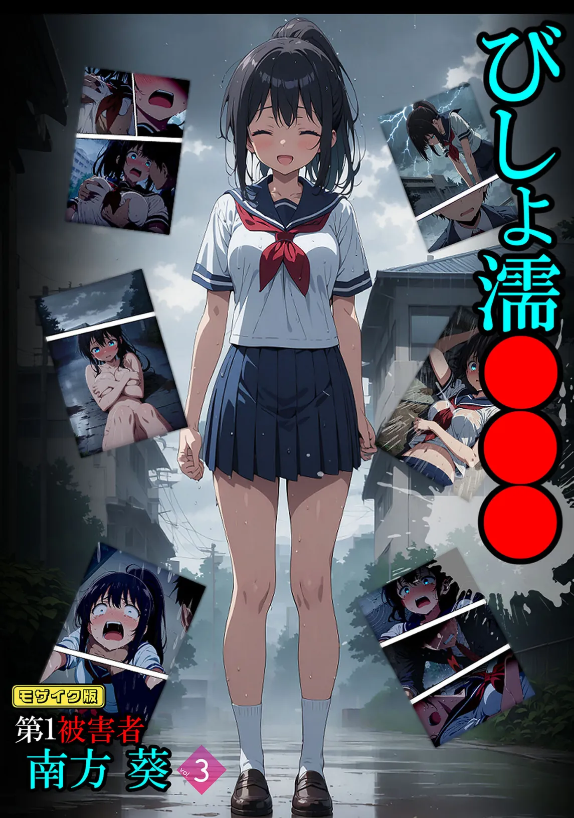 びしょ濡●●● 第1被害者 南方 葵【単話】 (3) モザイク版