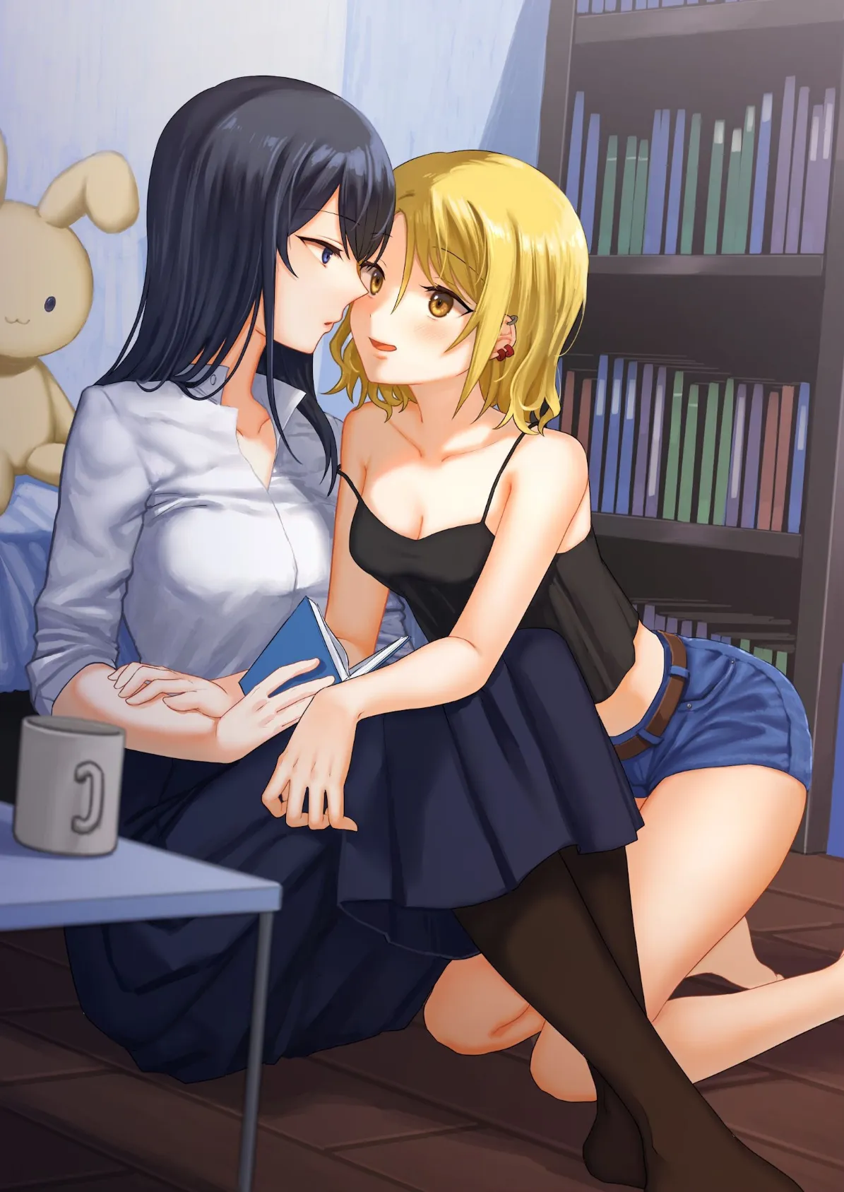 1RTで仲悪いノンケ女子たちが1秒キスする 3 お試し同棲してみない? 3ページ