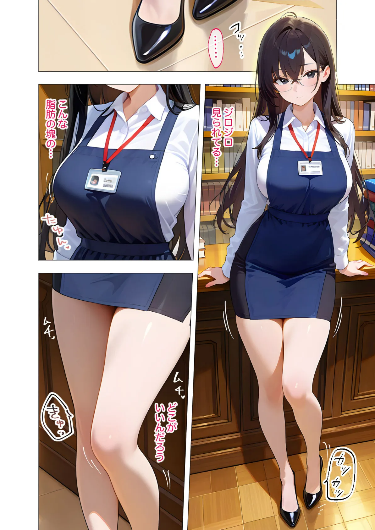 当店限定!セックス¥0サービス 〜ダウナー司書さんの事務的えっち〜 モザイク版 8ページ