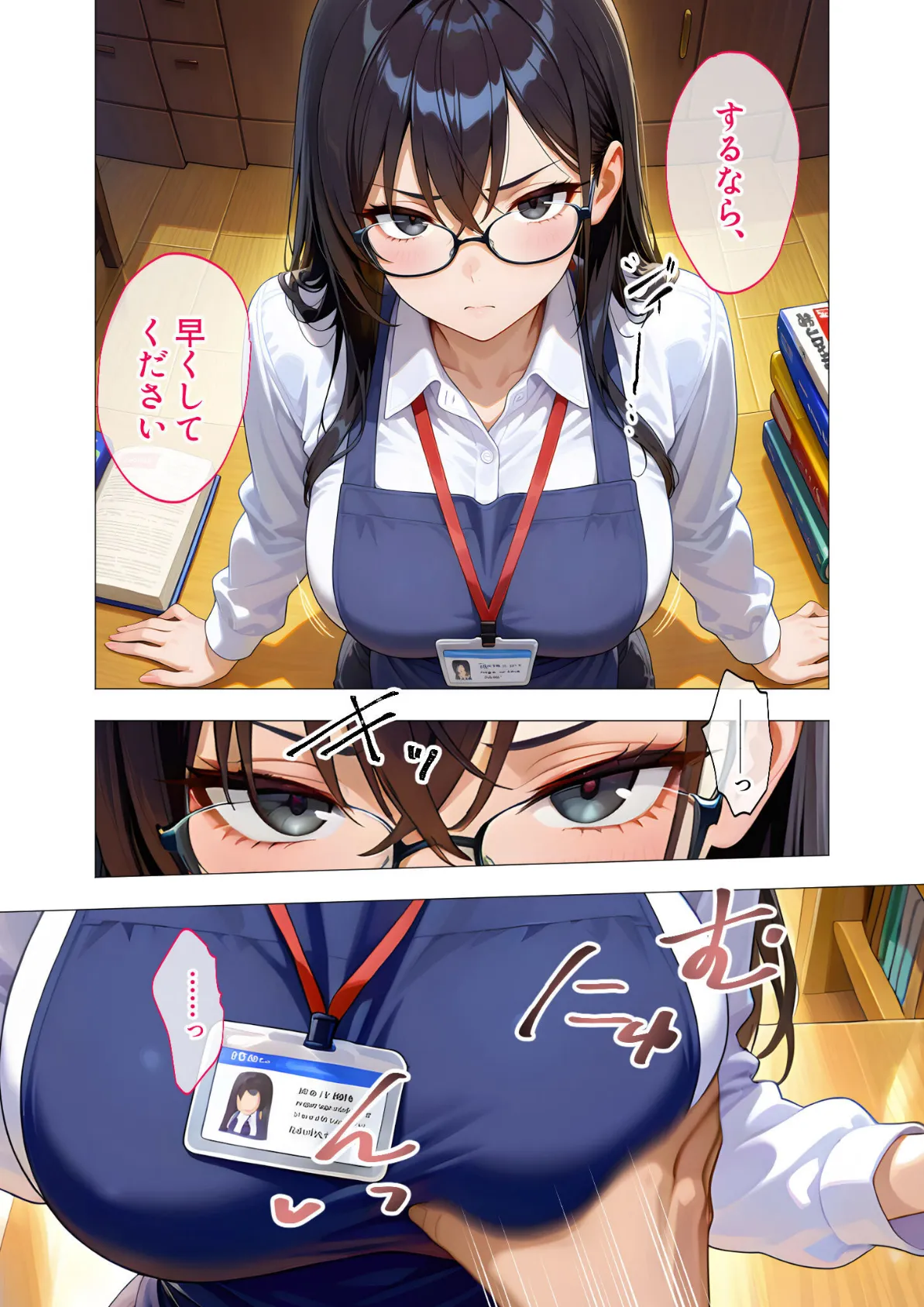 当店限定!セックス¥0サービス 〜ダウナー司書さんの事務的えっち〜 モザイク版 9ページ