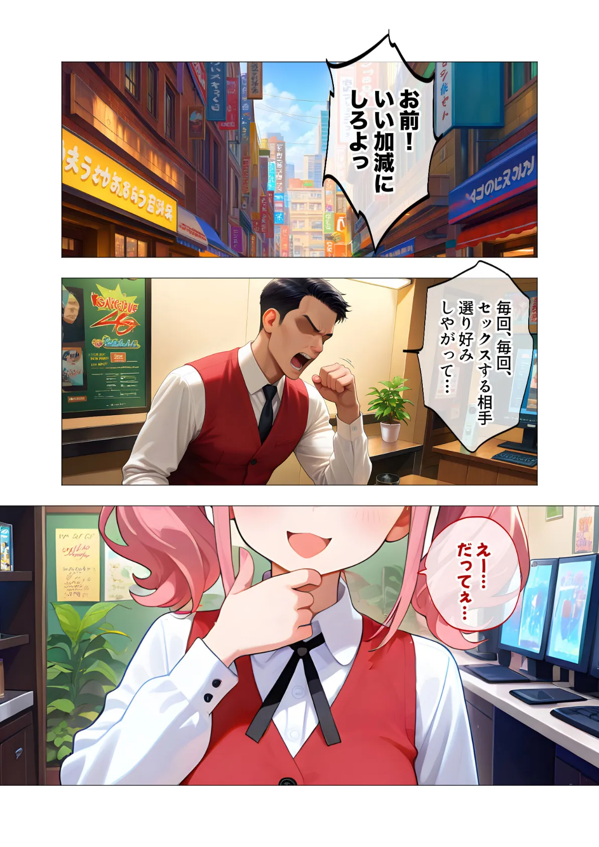 当店限定!セックス¥0サービス 〜ナマイキ店員さんにわからせえっち〜 モザイク版 3ページ