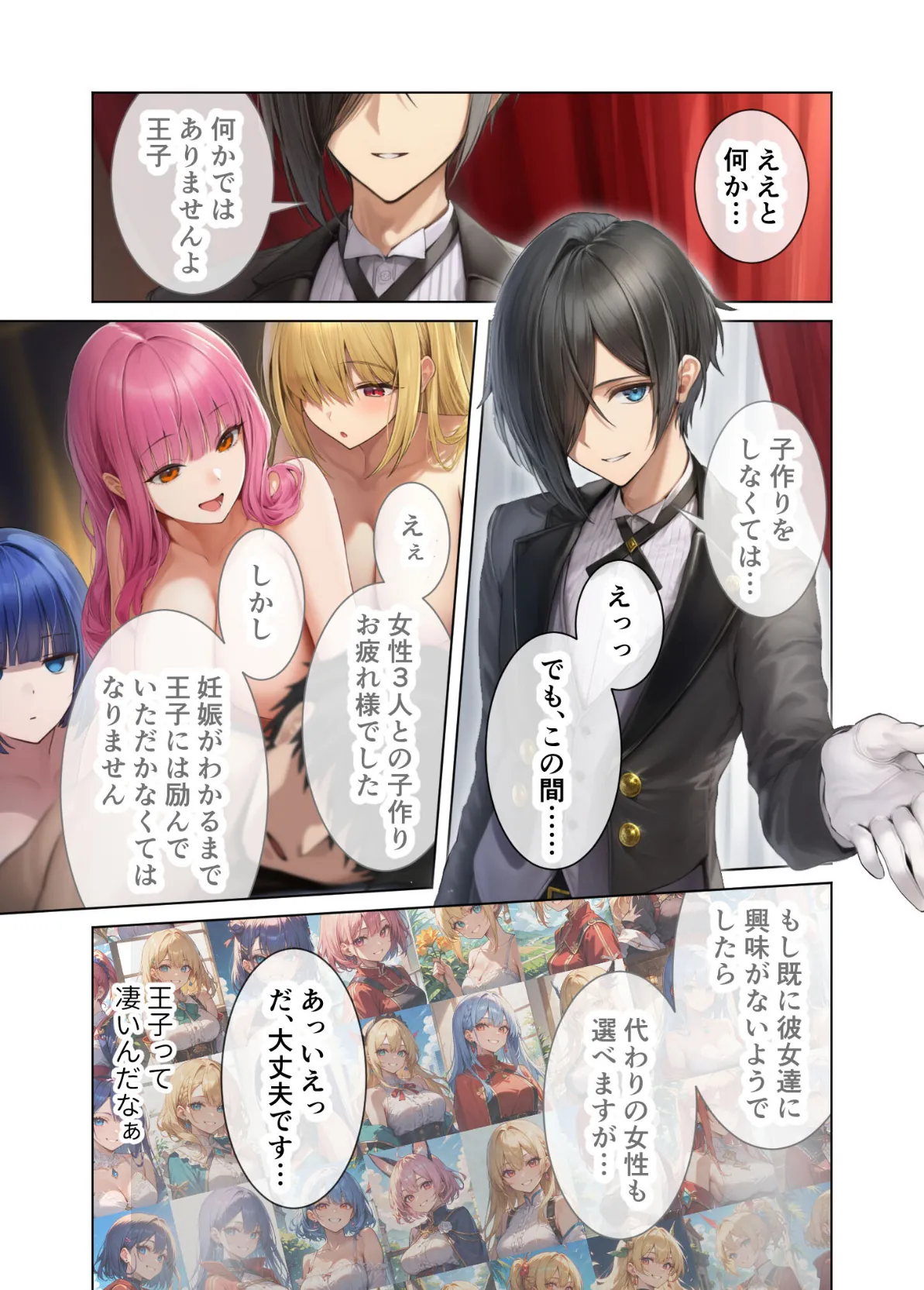 新・異世界王族転生!嫁候補セックスバイキング 〜憧れのヒロイン達にせっせと中○し〜(2) モザイク版 13ページ