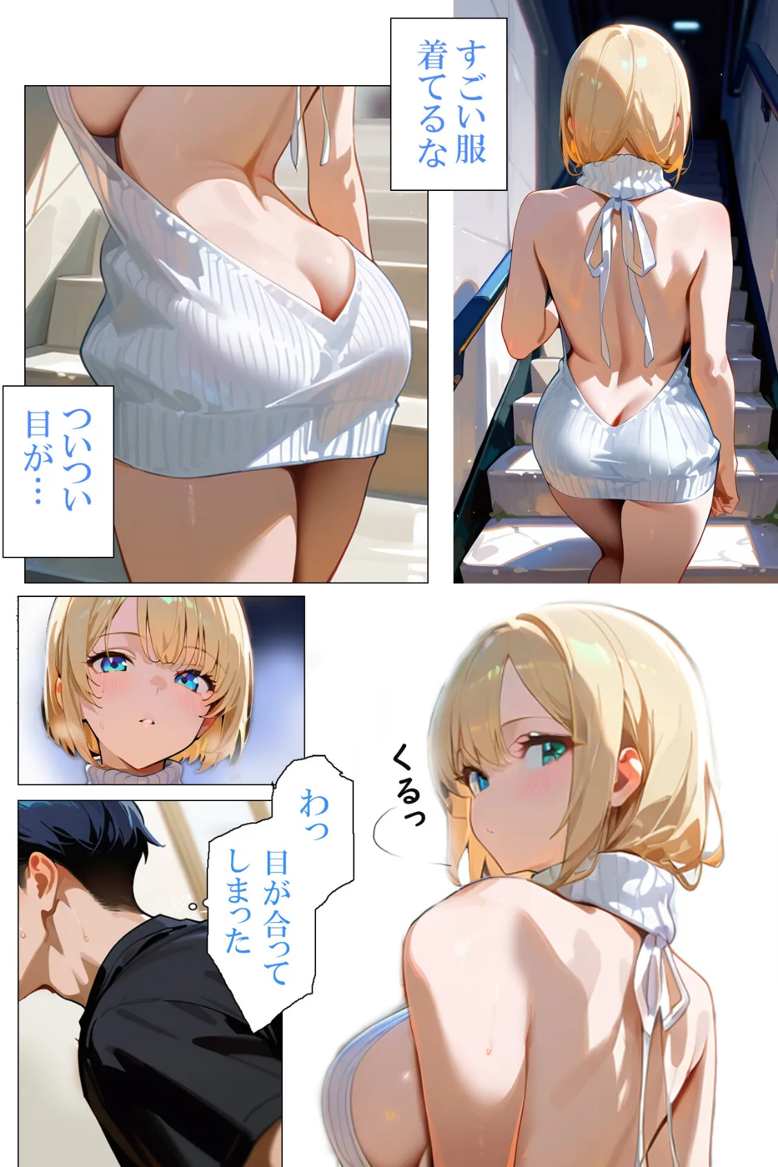 団地妻は発情中4 幼なじみ巨乳白ギャル花音 4ページ