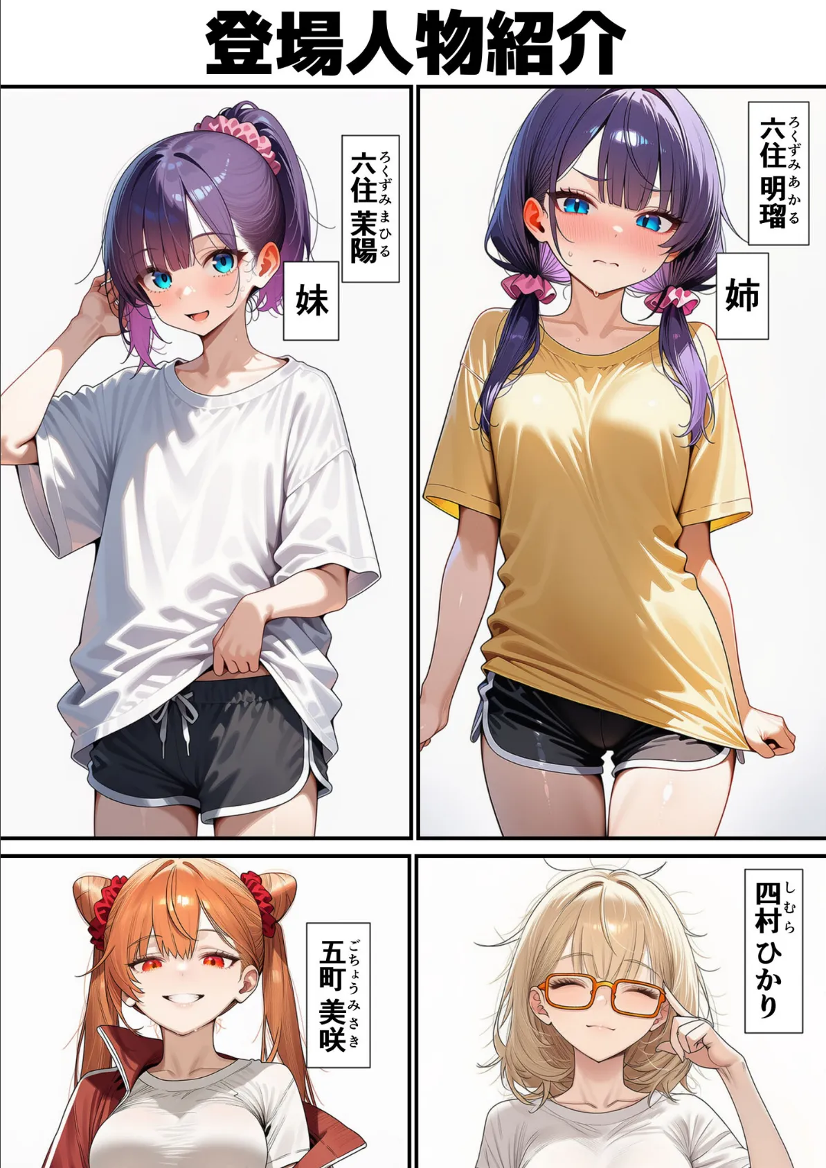 六住姉妹の露出騒動 モザイク版 3ページ