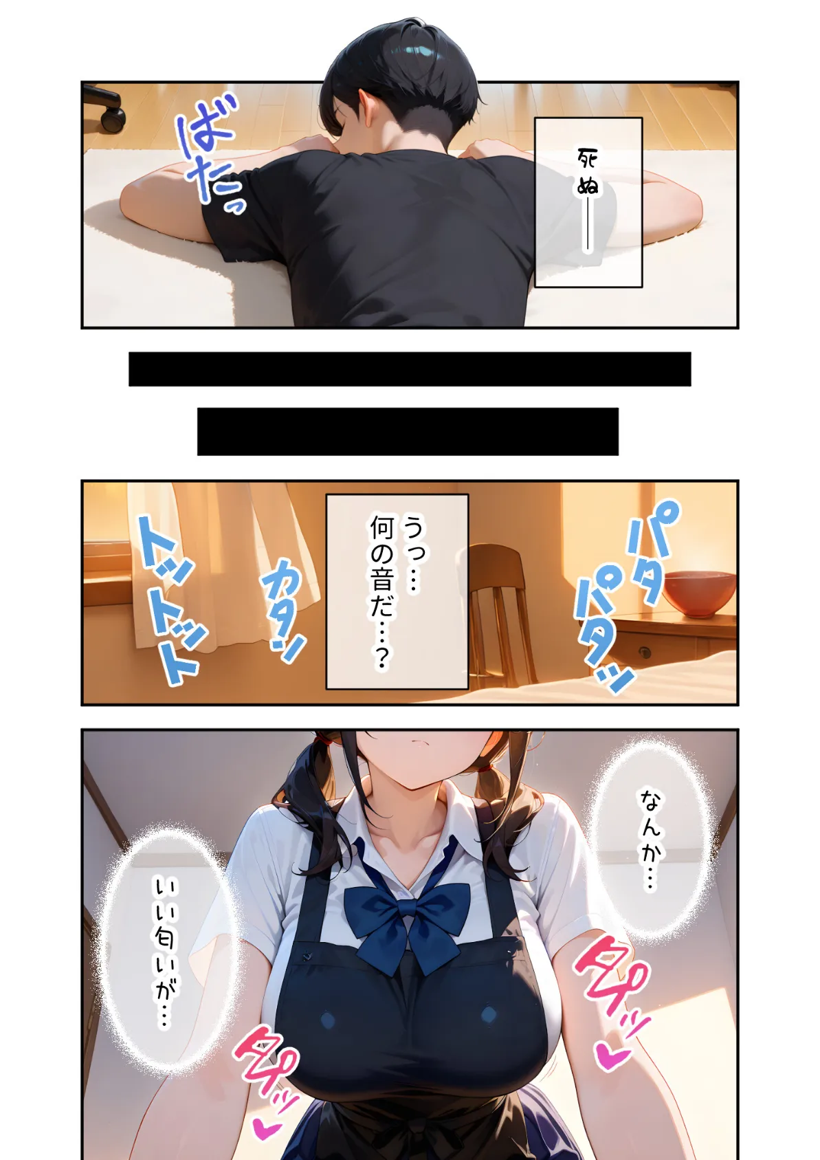 家性婦の下宮さんは竿の看病までしてくれる 〜爆乳・爆尻持ちのド変態クール女子〜 モザイク版 5ページ