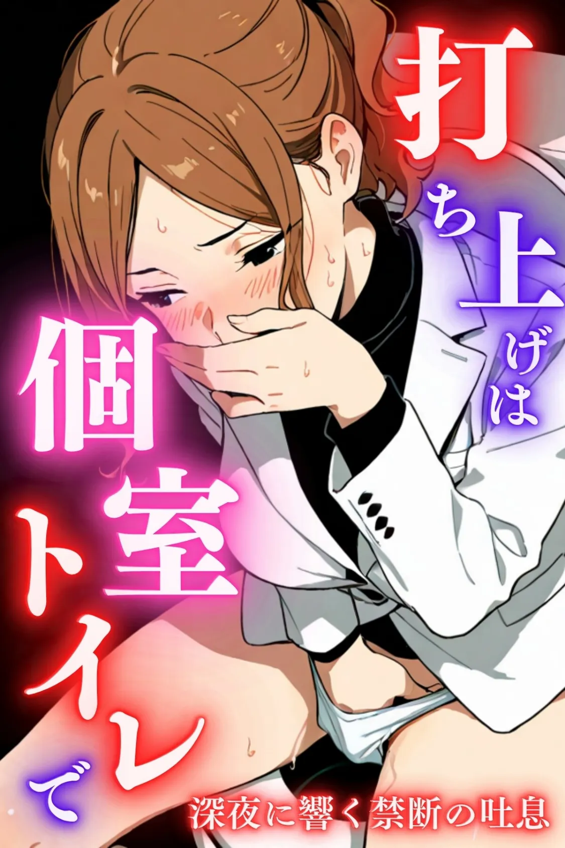 打ち上げは個室トイレで〜深夜に響く禁断の吐息〜